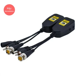 8MP wideo CCTV HD Balun BNC złącze zasilania do transceivera RJ45 dla 2MP 5MP 8MP AHD kamera do monitoringu CCTV akcesoria