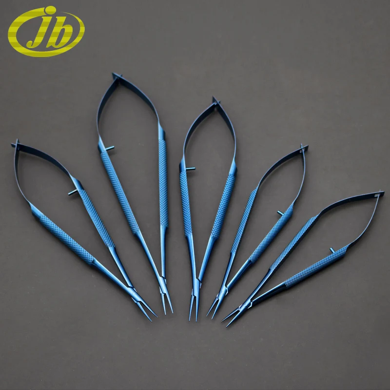 Needle holder angle head straight handle 12/14/15/16/18cm titanium alloy surgical operating instrument