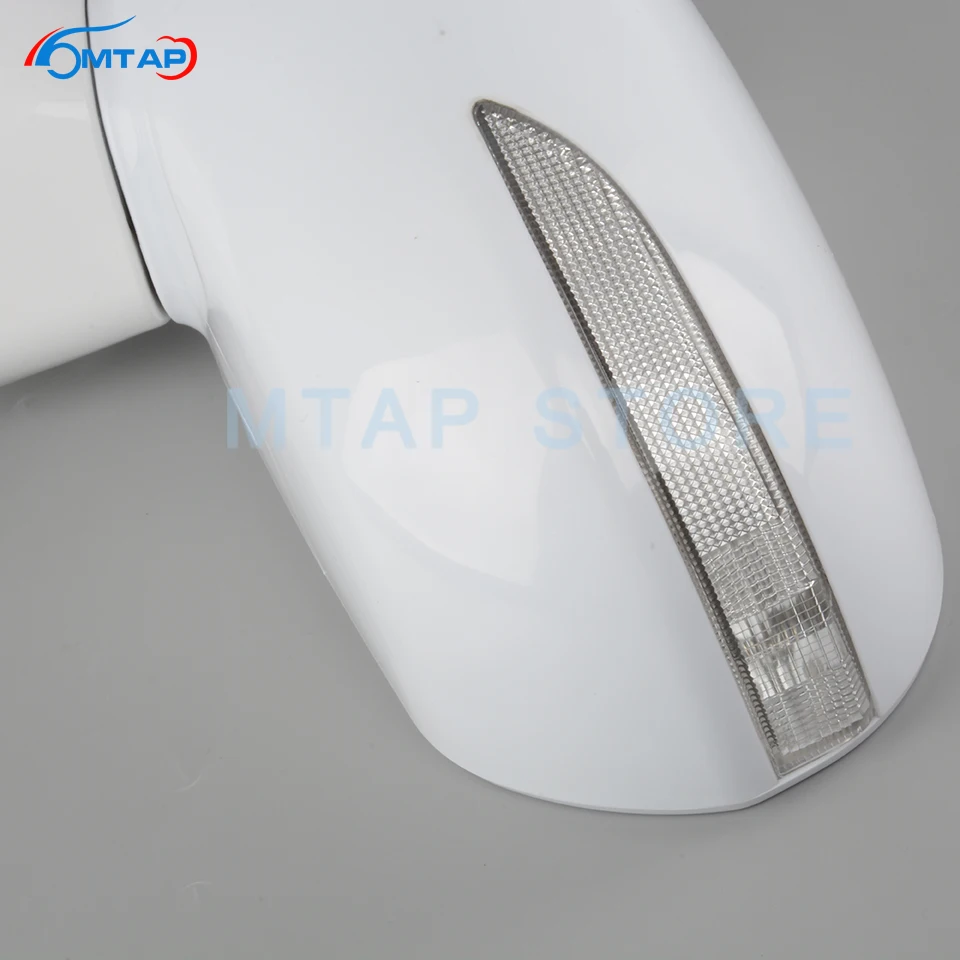 MTAP Car Exterior Door Rearview Mirror Assy For Honda Jazz FIT GD 2005 2006 2007 2008 For City 2007 2008 5-PINS With LED Light