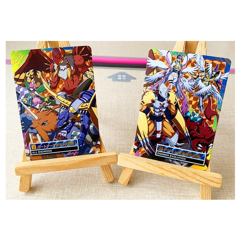 

2pcs/set Digimon Digital Monster Toys Hobbies Hobby Collectibles Game Collection Anime Cards