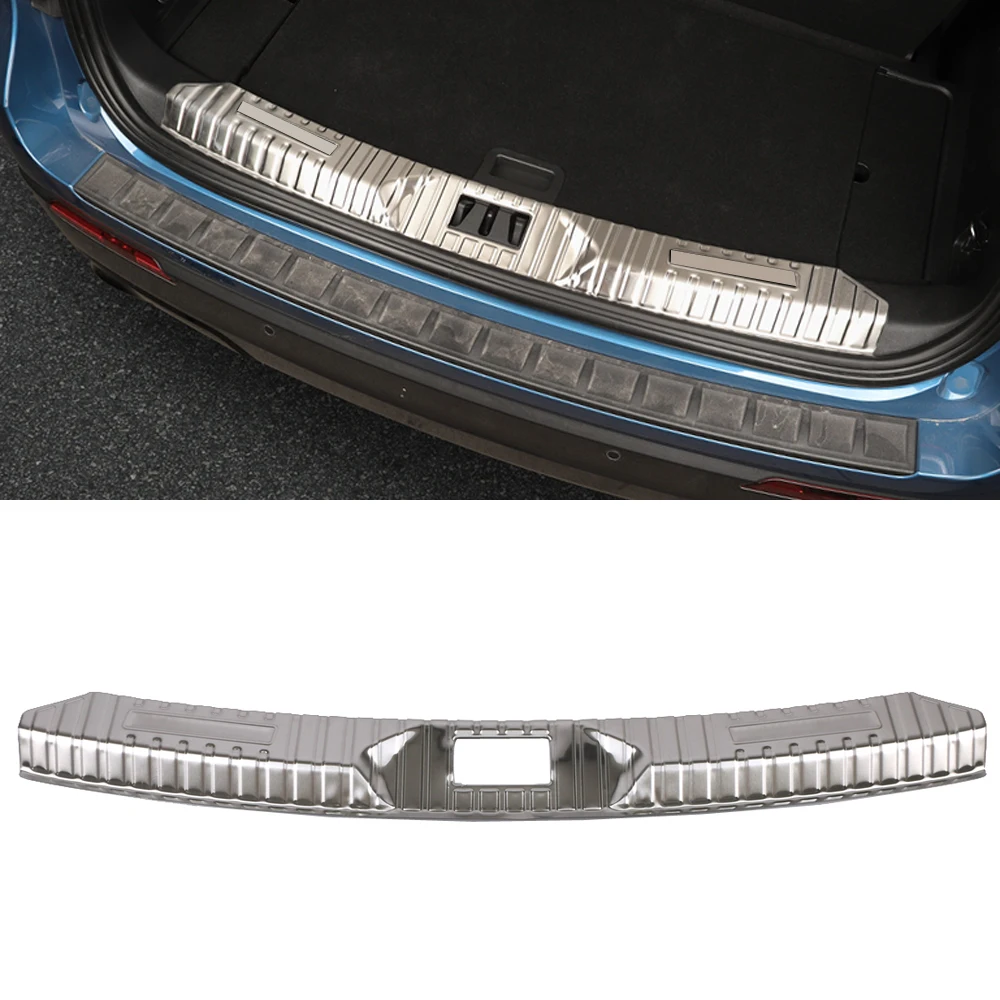 for Ford Explorer 2020 2021 Accessories Stainless Steel Rear Trunk Inner Door Bumper Protector Plate Cover Trim 1pcs Car Styling