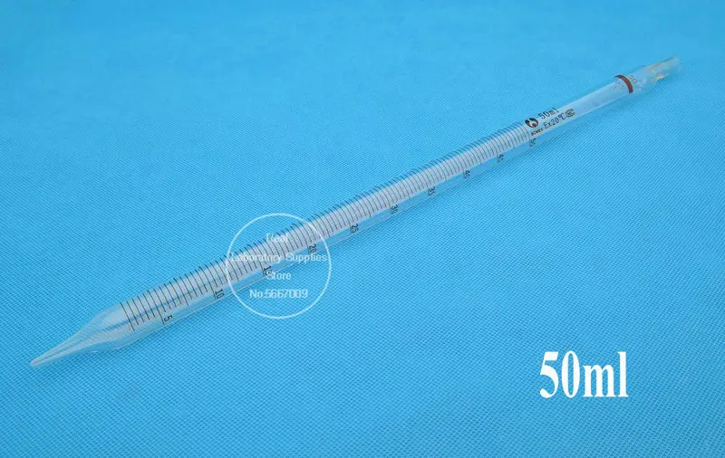 5 adet 10 adet 0.1ml 50ml cam mezun Pipet renk işareti ile cam damlalık Pipet tüp transfer pipeti