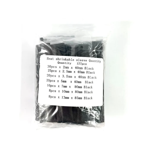 Imagen 2 del producto 127/164/328/530 Uds Kit de Tubo termorretráctil surtido de manguitos de aislamiento de poliolefina Cable de Tubo termorretráctil 2:1