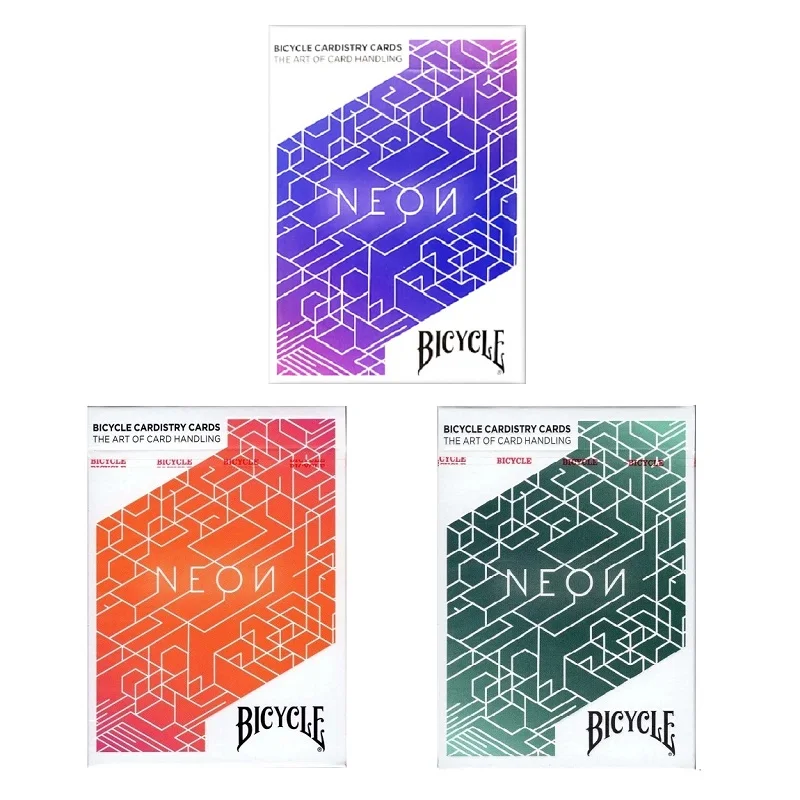 

Bicycle Neon Playing Cards USPCC Deck Cardistry Card Poker Size Magic Tricks Props for Magician