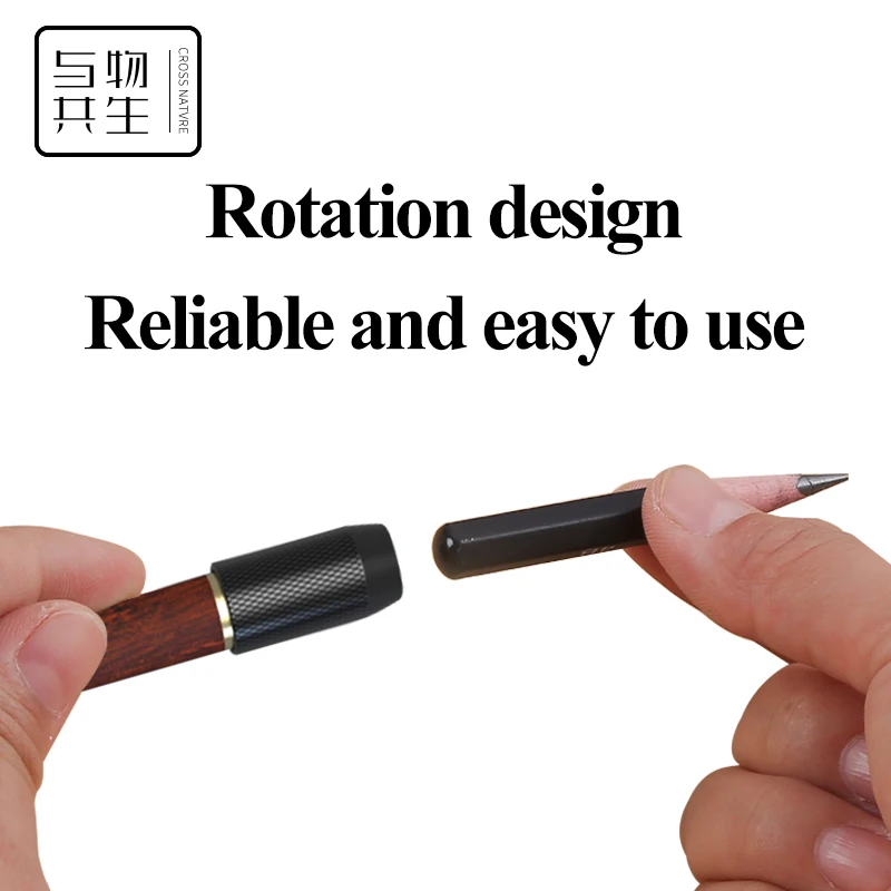 Adjustable Single Head Wood Pencil Extender Holder 1/3/5pcs High-grade Mahogany Sketch Painting Writing Rotary Detachable Tools