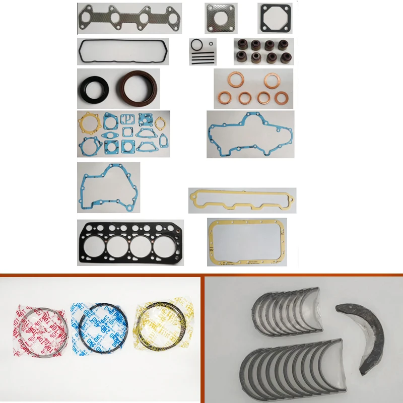 K4E K4F complete Engine Full gasket set kit crankshaft connecting rod bearing piston ring for Mitsubishi