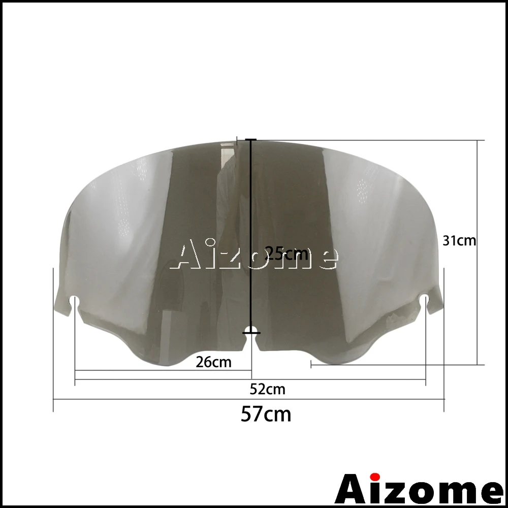 Motorcycle Touring Batwing Windscreen 10