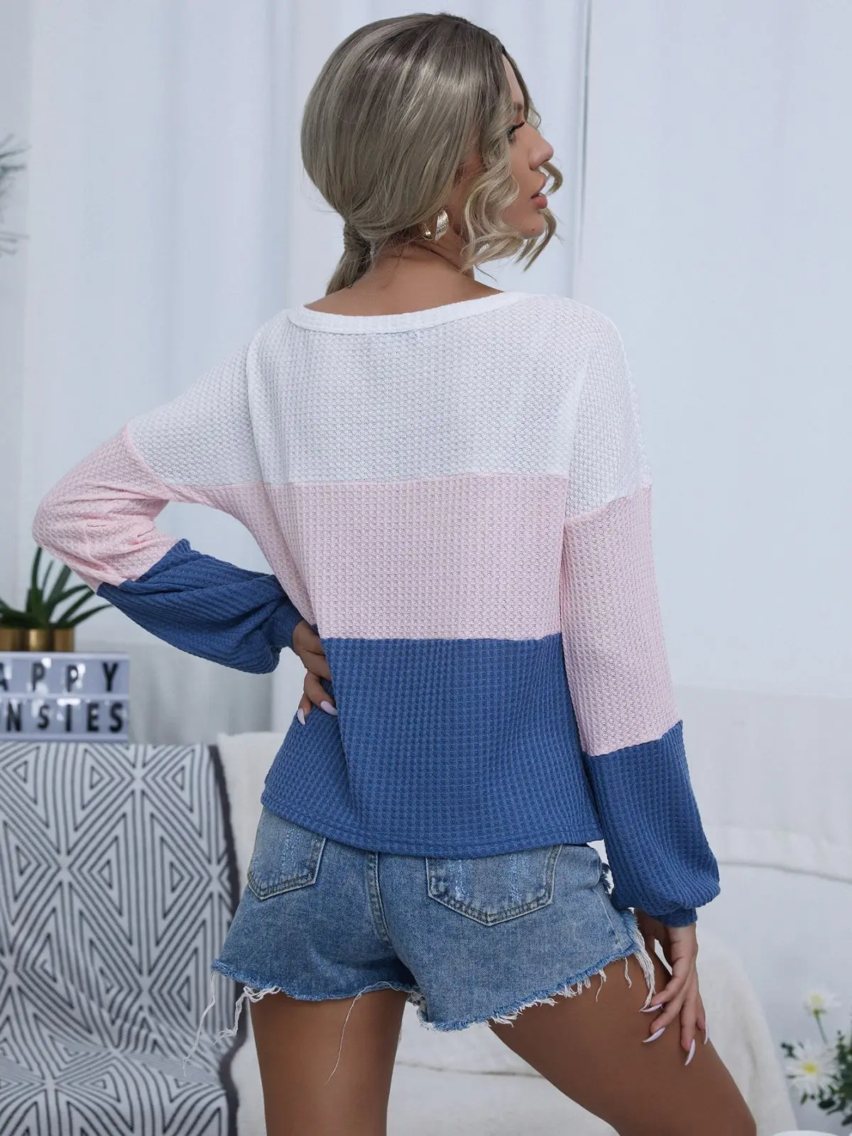 Women's Knitted Pullovers Sweater Autumn Winter Oversize Long Sleeve Casual Loose Sweaters Female Patchwork 2021 Ladies Top