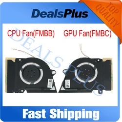 New Replacement CPU GPU Cooling Fan For ASUS ROG Zephyrus G14 GA401I GA401IV 12V 13NR03F0AP0301 FMBC 13NR03F0AP0101 FMBB