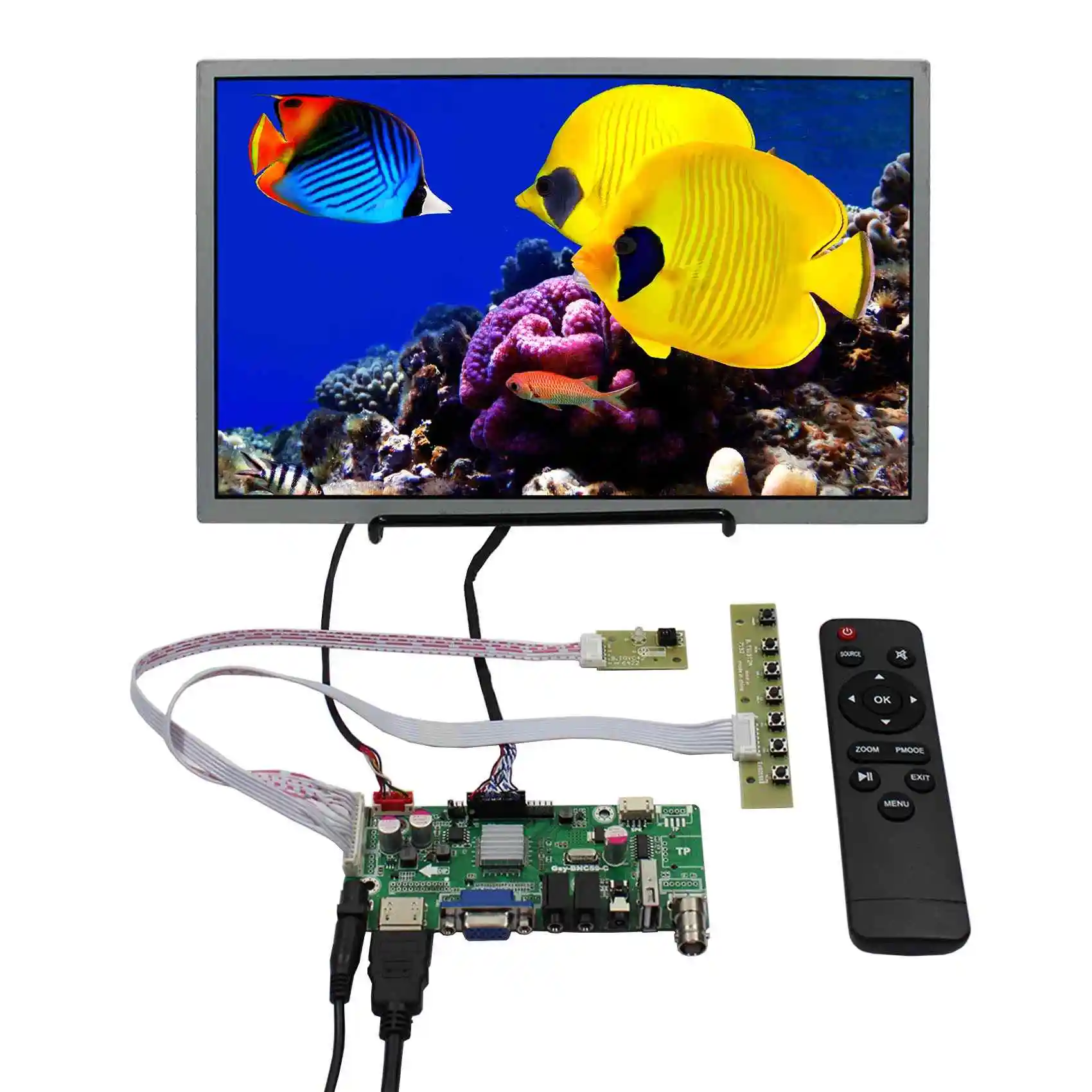 12.1inch LQ121K1LG52 1280X800 400cd LCD Screen with HD-MI VGA AV USB LCD Controller Board for Arcade Cabinet lcd / DIY Monitor