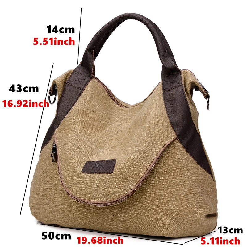 Casual Canvas Messenger Bag for Women High Quality VIP Handbag Vintage Fashion Tote Travel Crossbody Bags