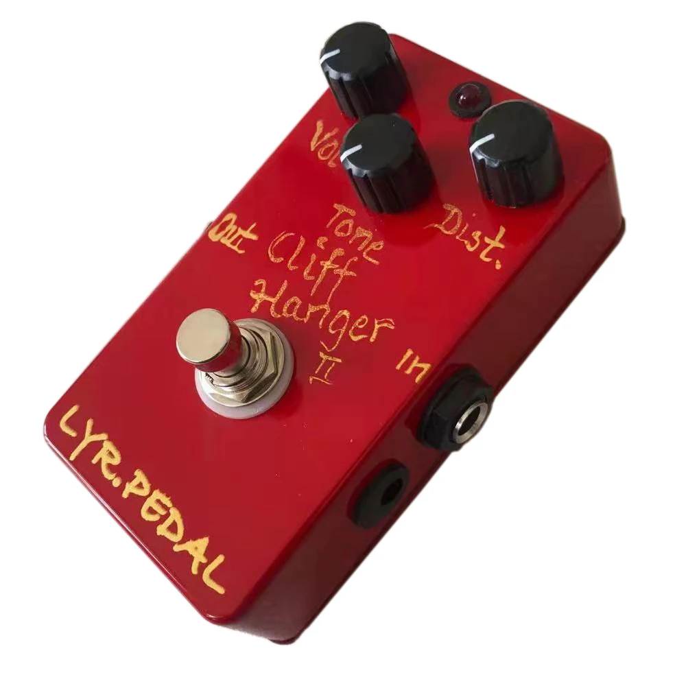 

LYR PEDALS ly rock ,CH2 Dist Pedal,High Gain distortion pedal,electric guitar classic effector pedal,red,True bypass