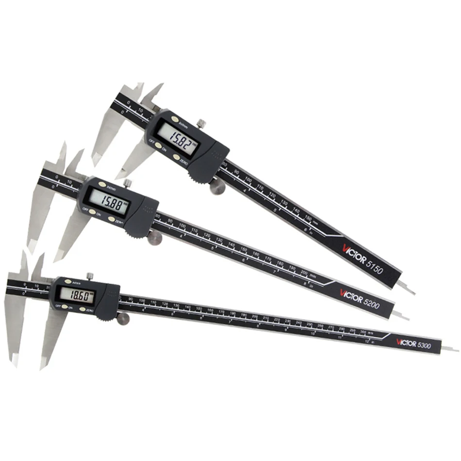 VC5150 Vernier Caliper (metric) Stainless Steel 0~300mm Four-use Digital Display 0-150MM 0-200MM