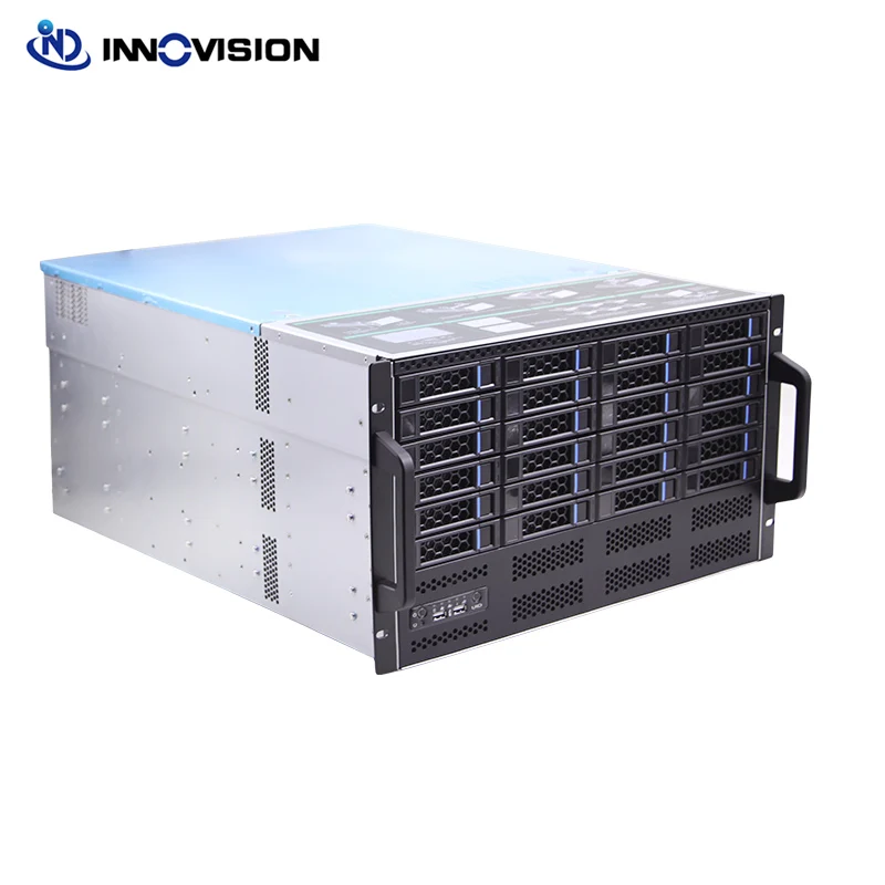 Stable huge storage 48bays 6u hotswap rack NVR NAS server chassis with 48bays 6GB/12GB expander backplane