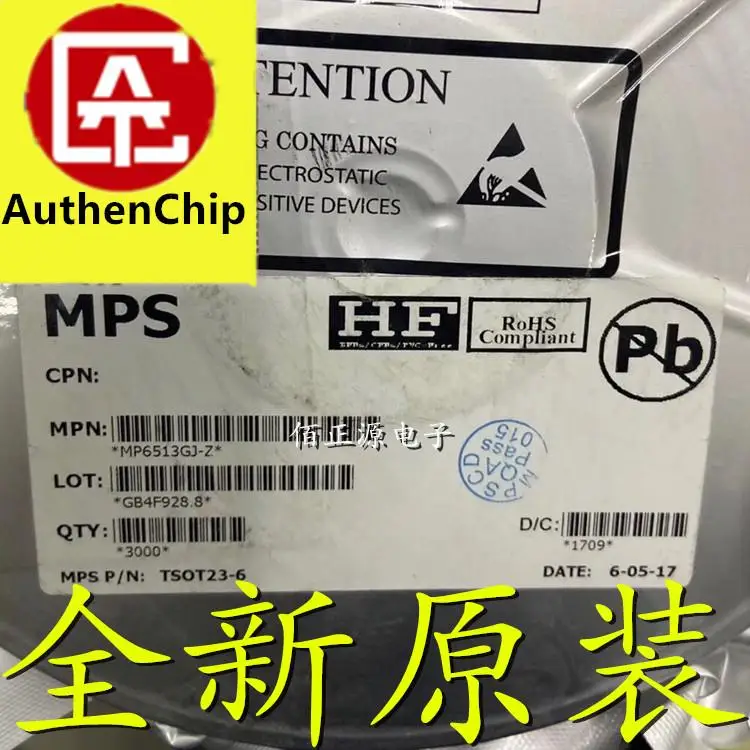 

10pcs 100% orginal new in stock MP6513GJ-Z MP6513GJ silk screen IALPH SOT23-6 power management IC