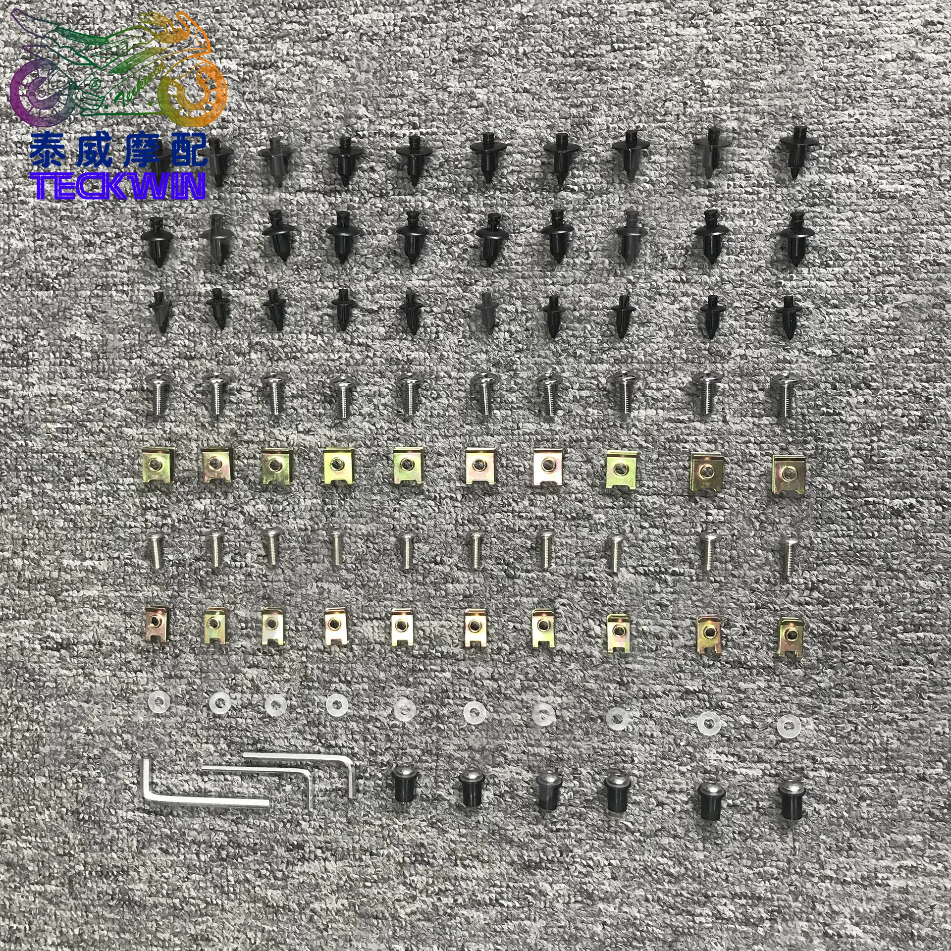 Honda CBR600RR CBR1000RR 2003-2018 For Fairing Body Bolts Kit Fastener Clips Screws