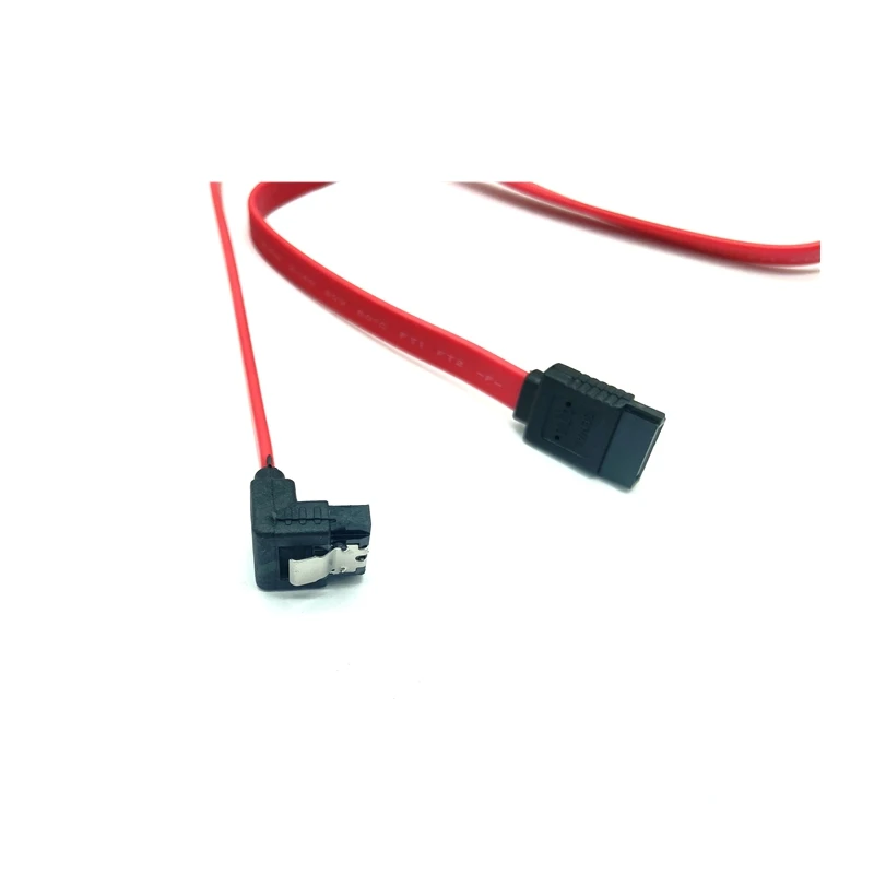 ساتا 7Pin كابل تمديد أنثى إلى أنثى ، قفل قفل ، 90 درجة أعلى سدادة ساتا زاوية للقرص الصلب ، ، m ، 45