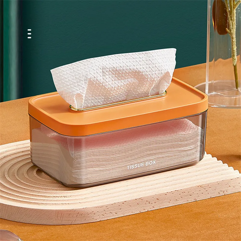 Suction Box Household Multifunctional Paper Towel Box Living Room Dining Room Table Face Tea Several Paper Towel Storage Boxes