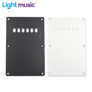 Abs 6 buracos guitarra tremolo cavidade capa placa traseira substituição de guitarra padrão para st guitarra elétrica parte acessórios
