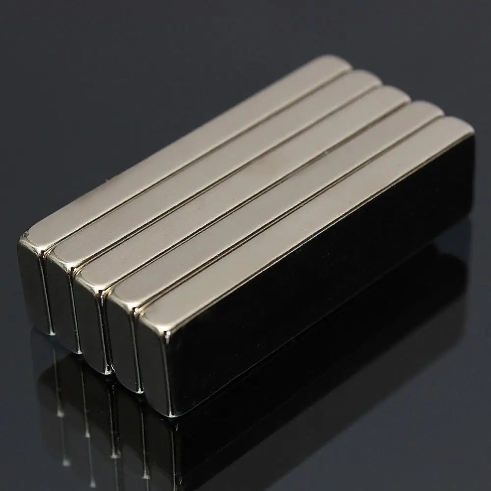 Magneti del neodimio della terra rara del frigorifero di 5 pz/set 40x10x4mm N52 forti