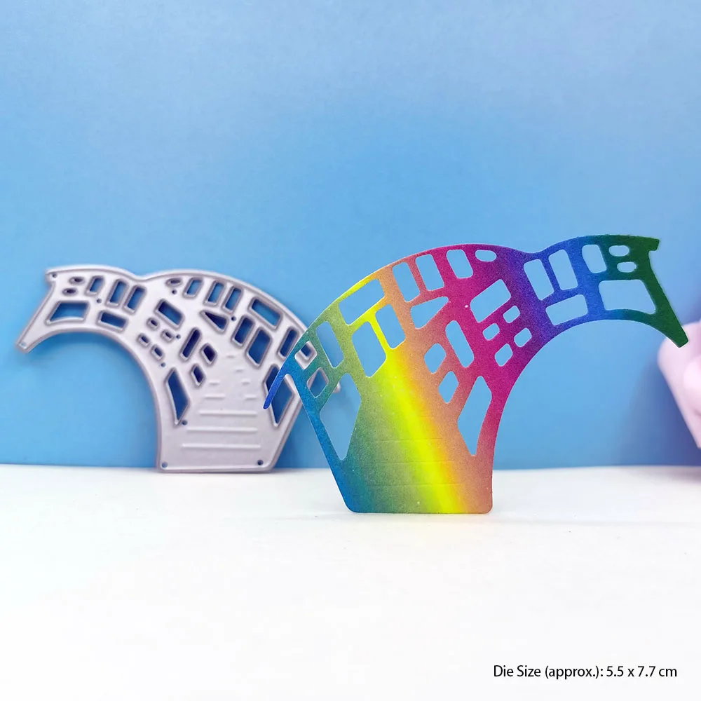 

Arch Bridge Cutting Dies Metal Template Scrapbooking Dies Stencil Hand Made Album Cards Decorative Craft Die Cut And Stamp Set