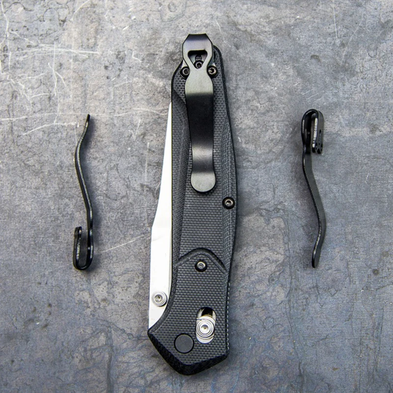 Clip posteriore in lega di titanio da 1 pezzo per coltello a farfalla 551 accessori fai-da-te coltello da tasca pieghevole personalizzato 710 strumento per Clip posteriore