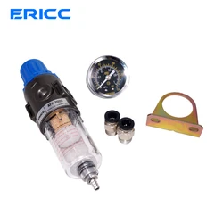 High quality AFR2000 Air Pressure Regulator Water Separator Trap Filter Airbrush Compressor 1/4