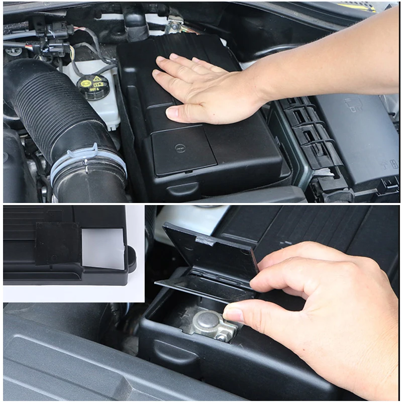 Cubierta protectora de batería de motor de coche, accesorios para Volkswagen T-ROC VW Tiguan 2 MK2 2016 2017 2018 2019 2020 para Skoda Superb 3