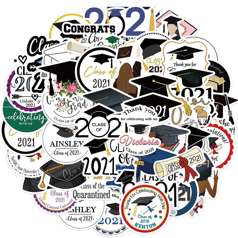 

Стикеры граффити для студентов на выпускной, водостойкие, 10/30/50 шт.