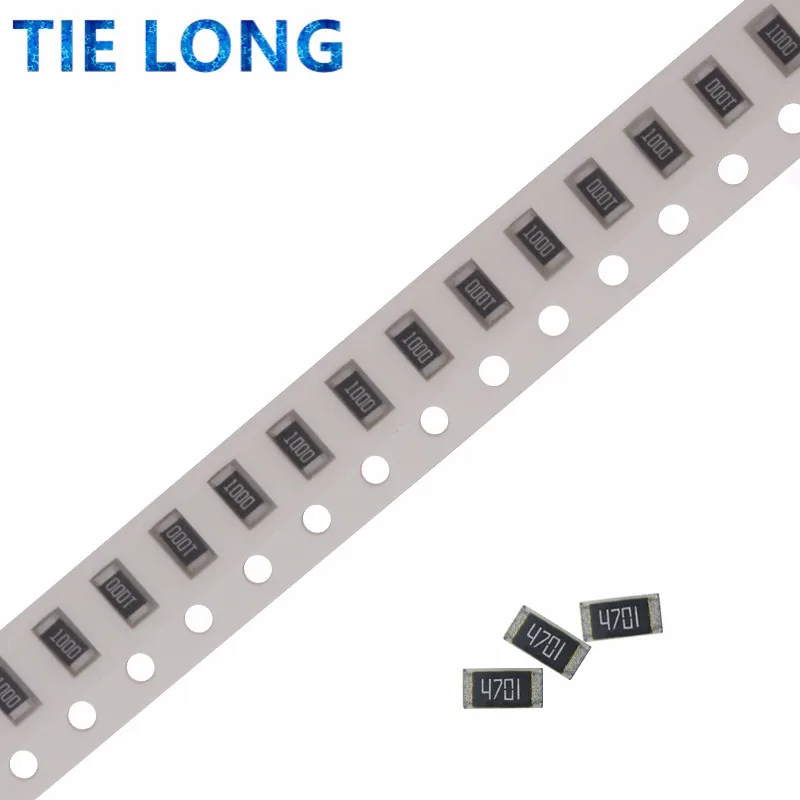 100Pcs 1206 SMD resistor 0R ~ 10M 1/2W 0 1 10 100 150 220 330 ohm 1K 2.2K 10K 100K 0R 1R 10R 100R 150R 220R 330R