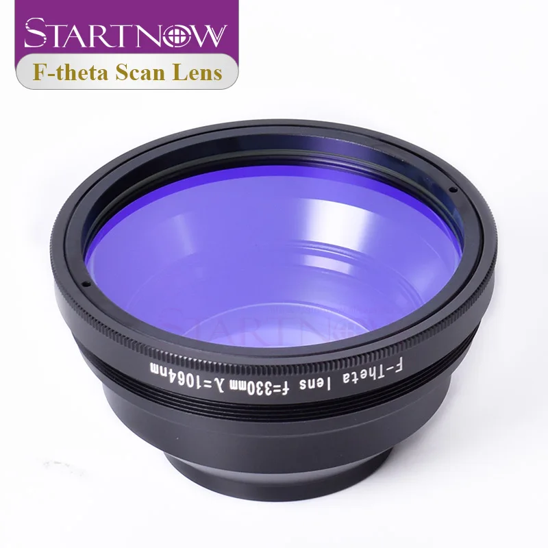 Startnow Fiber Focus Lens 1064nm F-theta Laser Field Scan Lens 110X110 175X175 YAG Laser Marking Galvo System Scanning Parts