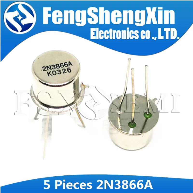 5PCS 2N3866A TO-39 2N3866 3866A TO39 high frequency transistor NPN medium power tube darlington tube