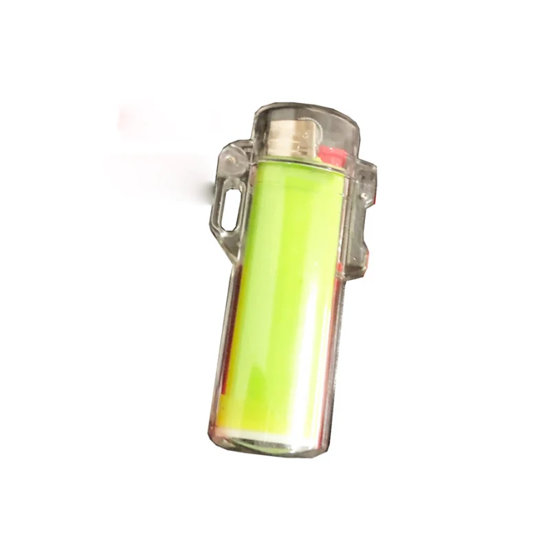 Outdoor Waterproof Plastic Transparent Medium Size Lighter Case Box For BIC J3  Plastic Protective Case Explosion-Proof