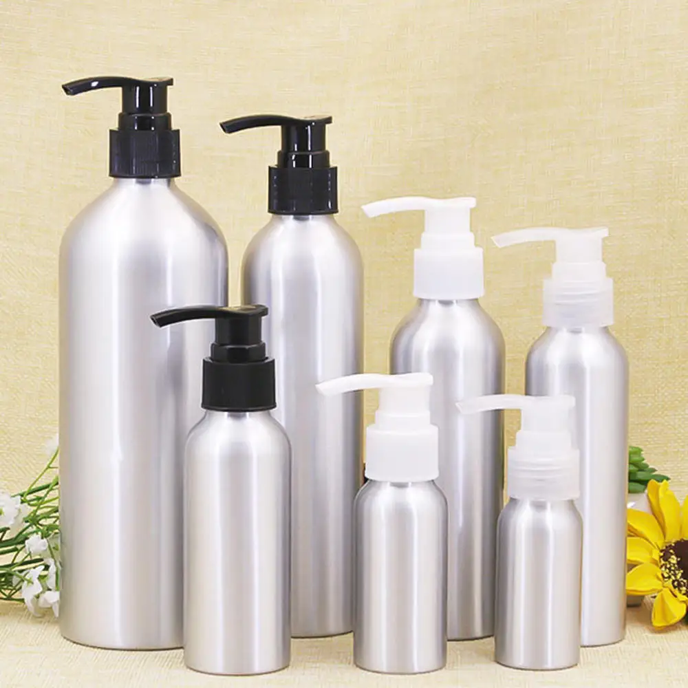 Aluminum Bottle Empty Nasal Spray Bottles Pump Sprayer Mist Nose Spray Refillable Bottles Travel Container  30ml/50ml/100ml