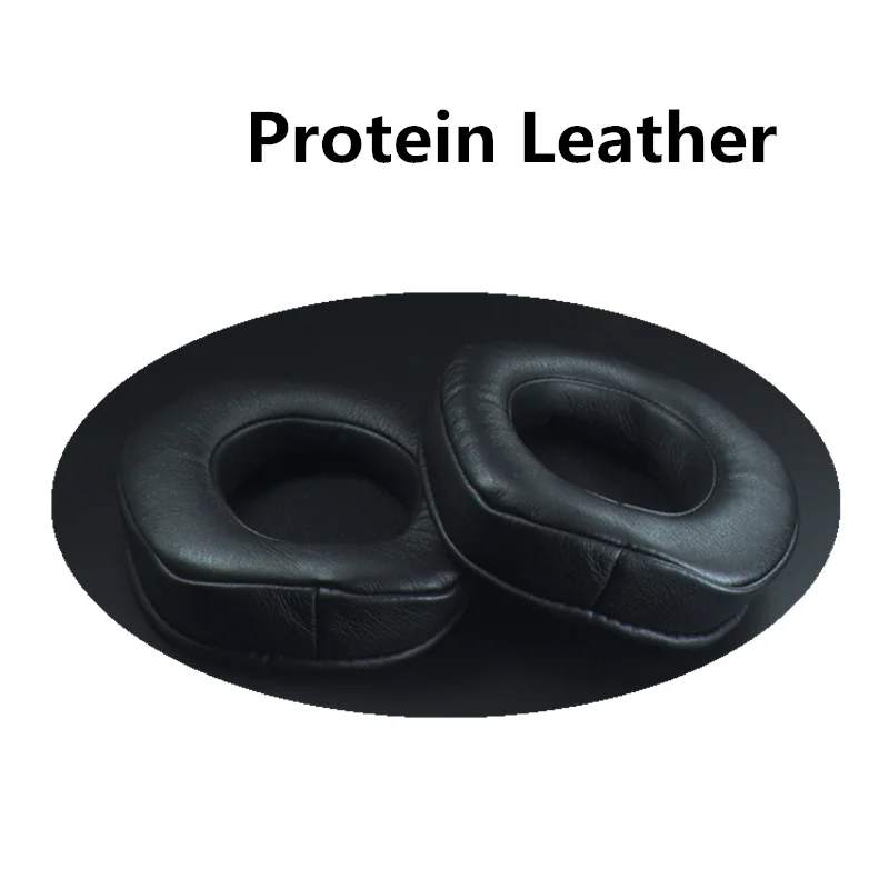 Substituição da pele de carneiro earpads espuma memória para denon AH-D600 ahd7100 fones de ouvido almofada capa travesseiro alta qualidade proteína couro