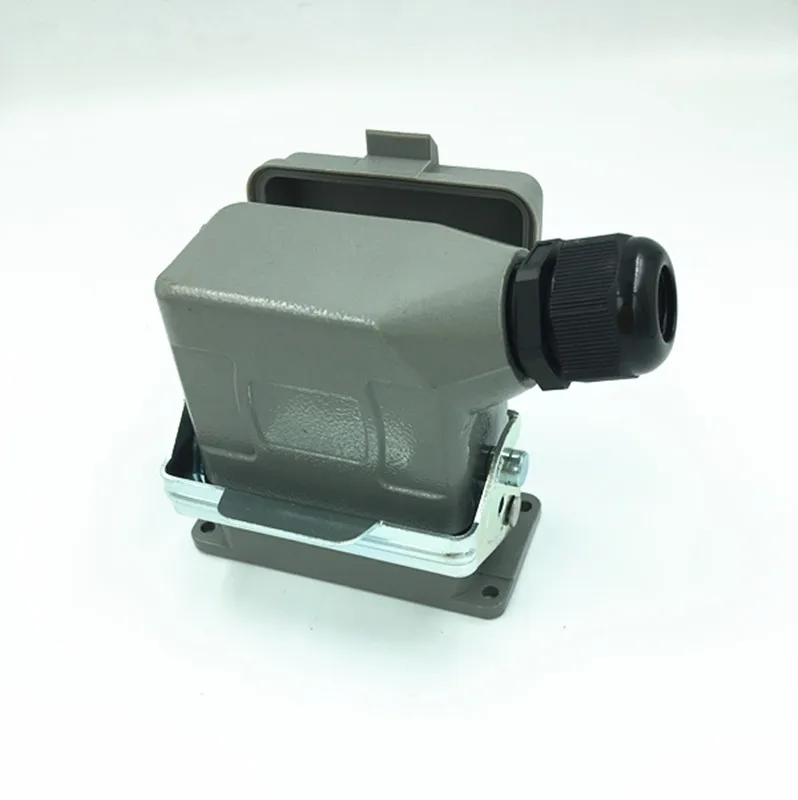 Connettore rettangolare per impieghi gravosi HDC-HE-006-2DB Hot Runner Plug-in 6 pin 16A spina per aviazione impermeabile nascosta