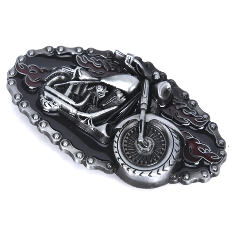 Punk Motorcycle Modelling Cowboy Alloy Belt Buckle Western Buckles For Belts 1.5 Inch Width Cowboy And Cowgirl Metal Tool