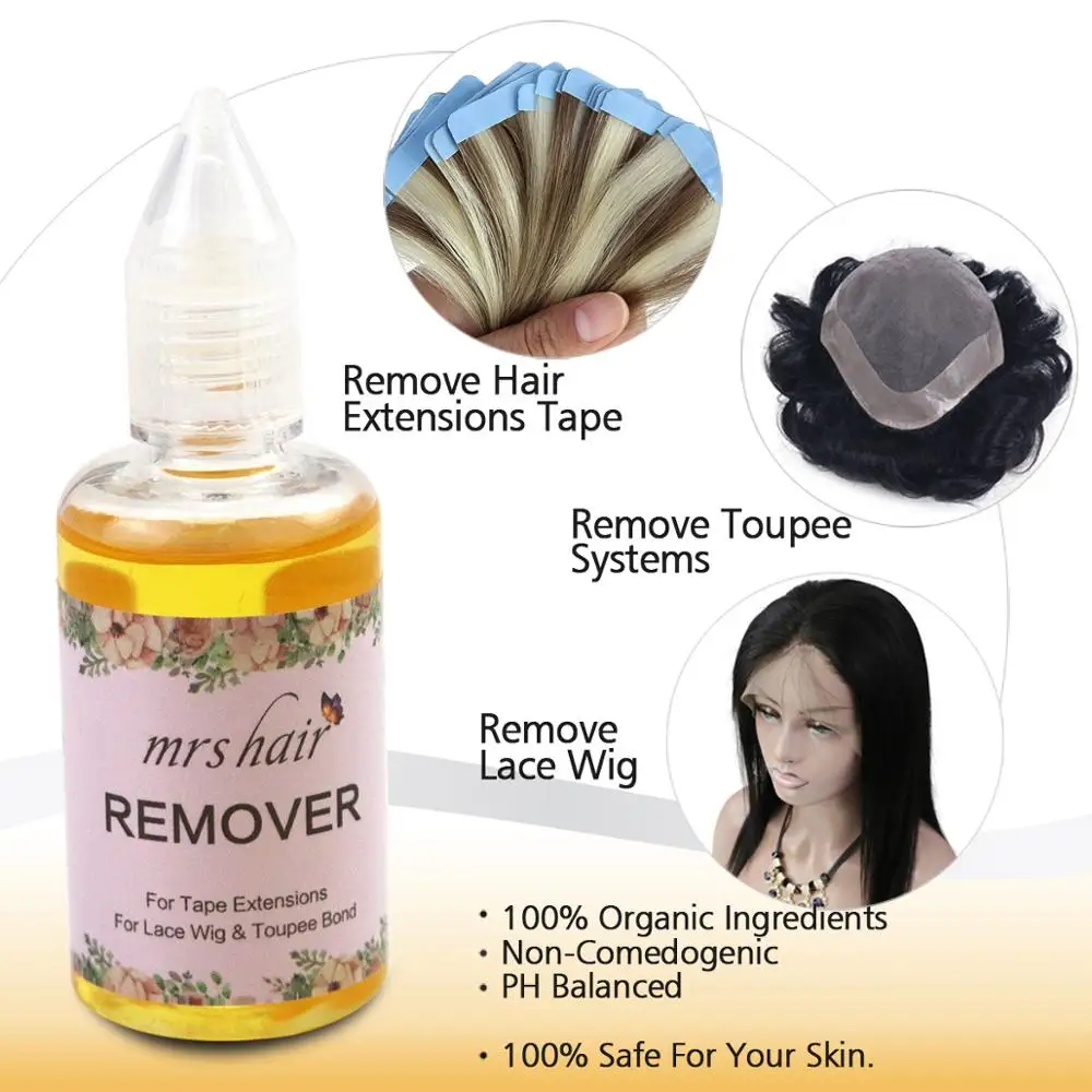 lace front wig glue remover 30ml transparent glue remover For Lace Bond Toupee Skin Weft Tape Invisible Adhesive Hair Extension