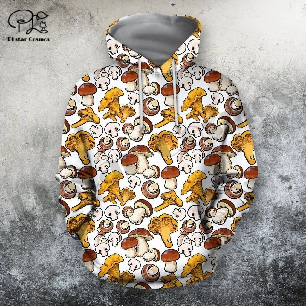 

Новинка, уникальная уличная одежда PLstarCosmos 3DPrint в стиле Харадзюку с изображением грибов, Забавный Повседневный пуловер унисекс, худи/Свитшот/стиль на молнии-24