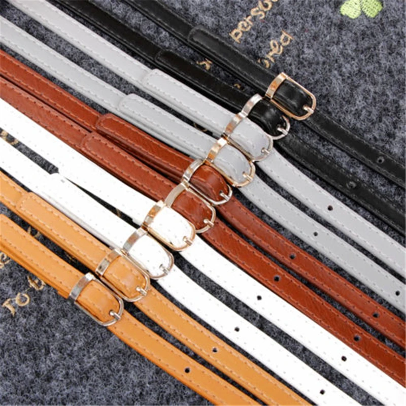 2022 New Cheap Detachable Replacement Women Girls Pu Leather Bag Handle Strap Belt Shoulder Bag Parts Accessories Buckle Belts