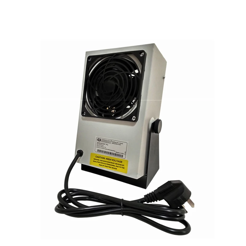 Montagem de Ventilador Mesa de Trabalho com Eliminador Estático Recipiente Placa de Circuito Eliminação Estática 110v 220v Voltagem Automática Sl001-linha de
