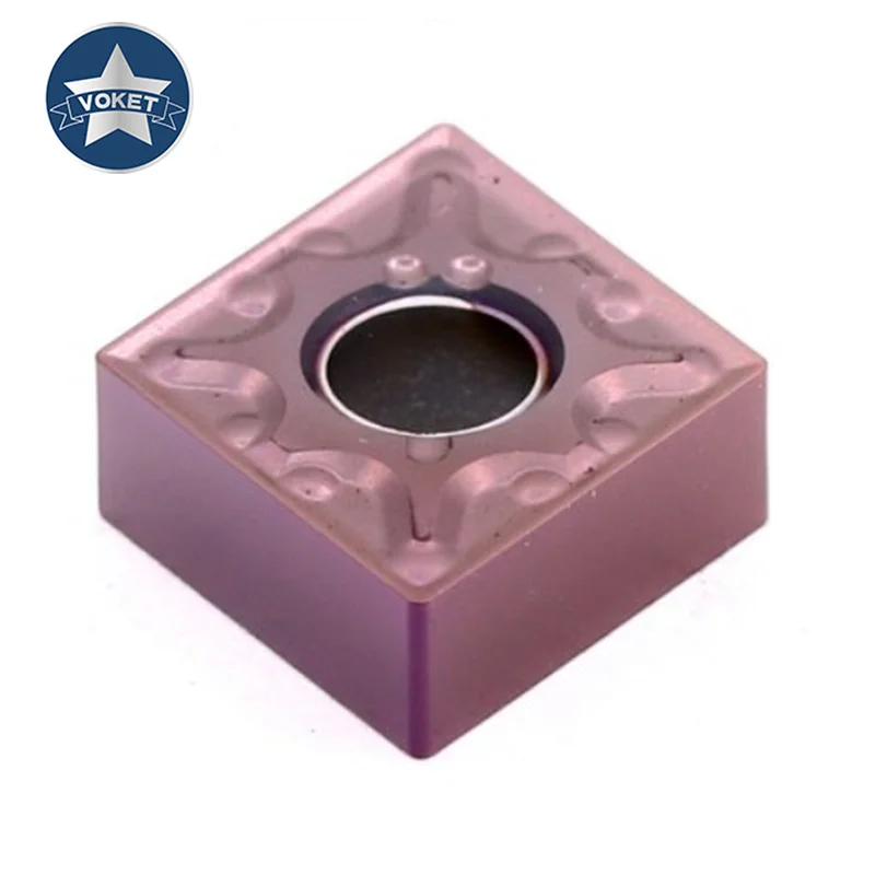 VOKET CNC turning blade CNMG 120408 high hardness steel titanium alloy stainless steel powder metallurgy cast iron machining