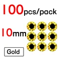 10mm Oro 100 piezas