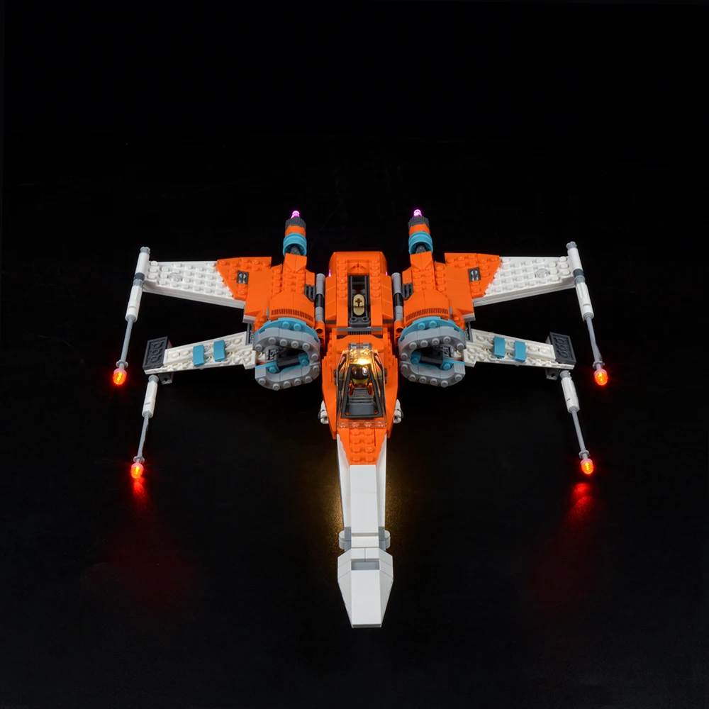 75273 Poe dameron의 X-Wing 파이터 완구 용 Led 라이트 키트 DIY 완구 세트 (빌딩 블록 포함되지 않음)