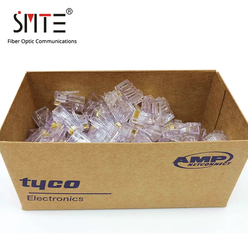 1 boxe of AMP special offer RJ45 crystal head amp cable crystal head 8P8C crystal head 100pcs per box