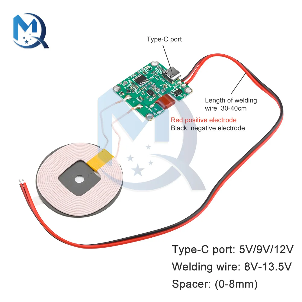 20W high power 5V 12V fast charging wireless charger transmitter module Type-c USB + coil Qi universal FOR CAR PHONE battery