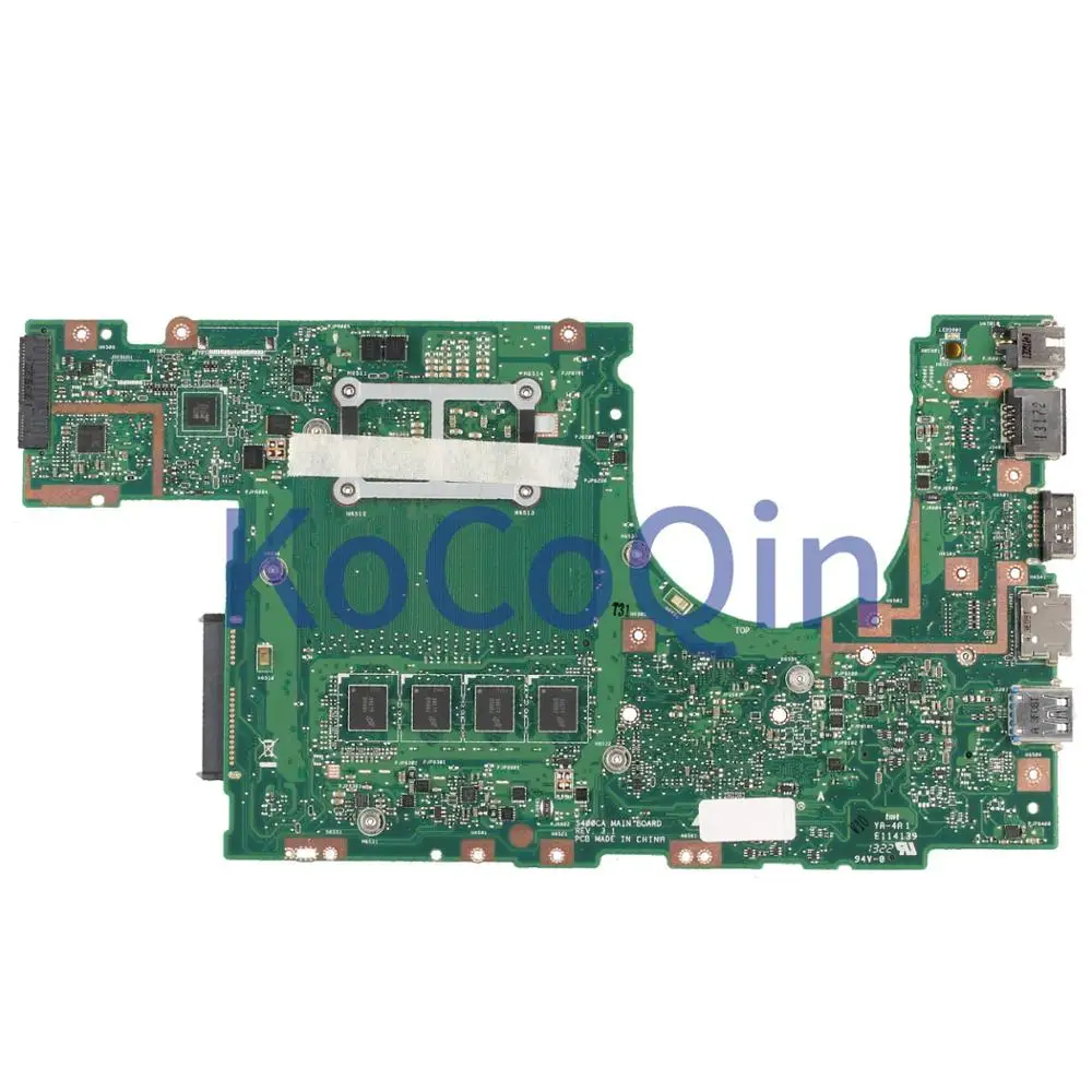 KoCoQin S400CA Laptop motherboard For ASUS S400CA S500CA S400C S500C S400 S500 I3-3217U Mainboard REV:3.1 Core SR0N9