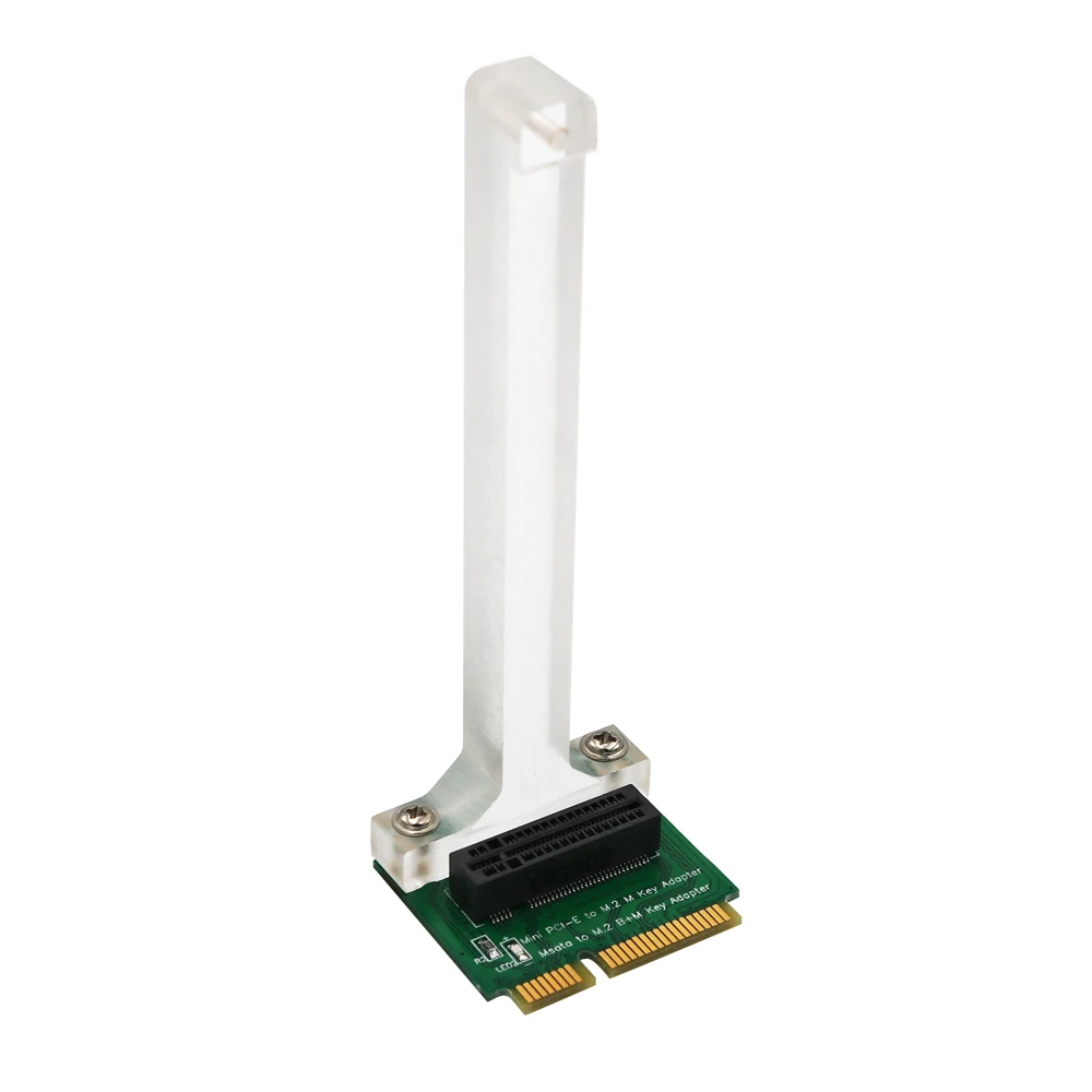M2 SSD Adapter M Key M.2 PCI-E NVME SSD to Mini PCI-E Card or B+M Key M.2 NGFF SATA-Bus SSD to mSATA Card Converter Adapter New