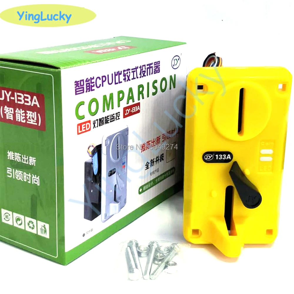 JY-133A Coin selector /Coin operated spare parts /Arcade coin acceptor/ /Token slot/Toy crane machine/simulator racing machine