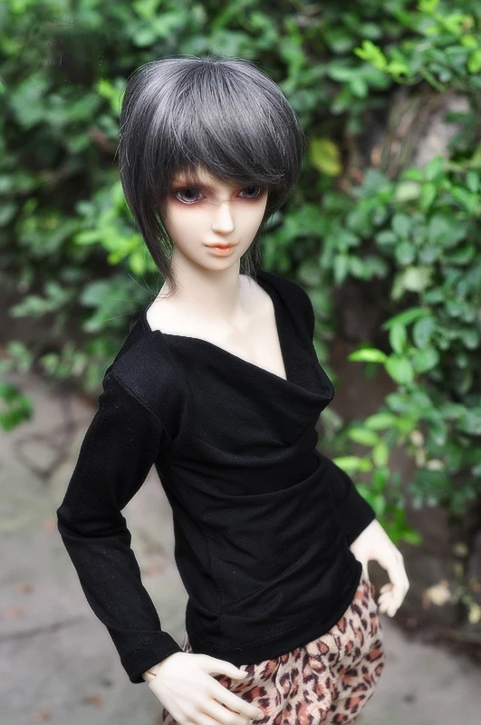 1/4 1/3 scale BJD clothes black Top Sweater for BJD/SD MSD SD13 SD17 SSDF ID72 HID strong Uncle doll accessories C0115